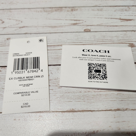 Coach Medium Corner Zip Wallet in Colorblock - Picture 8 of 14